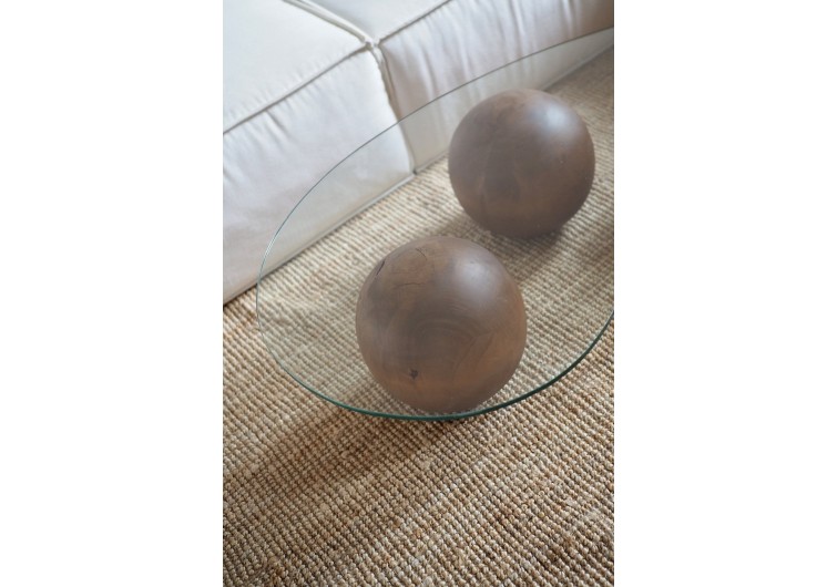 Ball Orta Sehpa yuvarlak ayaklı-cam