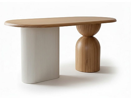Wild meşe yemek masası -180cm x 90cm -Doğal meşe ağacı sıvama