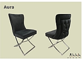 Aura Sandalye metal ayaklı gümüş