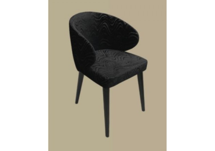 ema sandalye ahşap papel ahşap ayaklı siyah boyalı