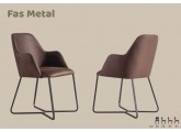 fas sandalye ahşap papel metal ayaklı krom kaplama