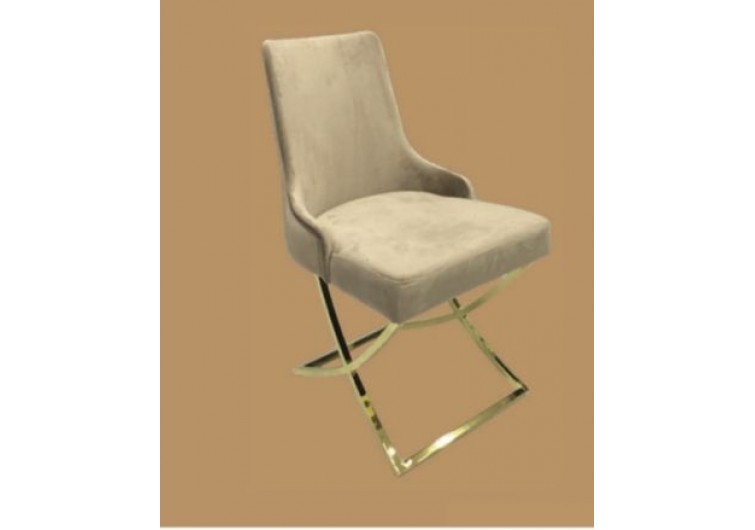 golf sandalye ahşap papel kapitoneli metal ayaklı gold kaplama
