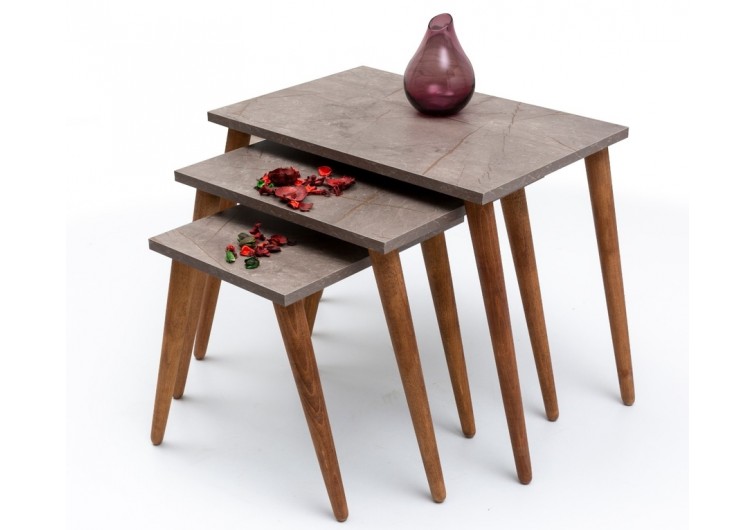LUXY MERMER DESENLİ ZİGON SEHPA