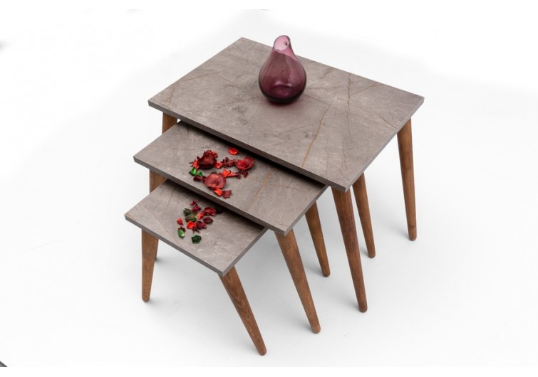 LUXY MERMER DESENLİ ZİGON SEHPA