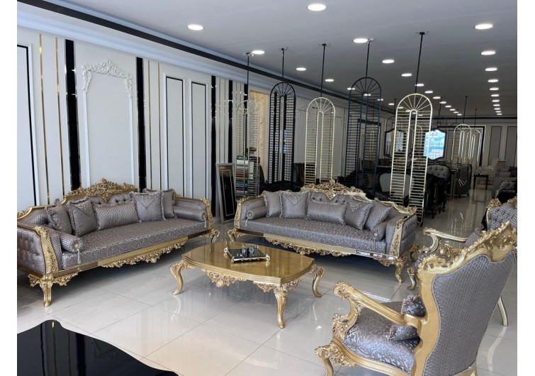 Han altın klasik koltuk takımı 3-3-1-1