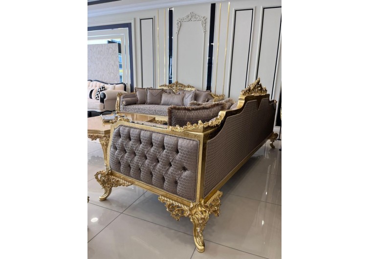 Sultan altın klasik koltuk takımı 3-3-1-1