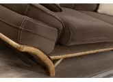 Relax koltuk takımı kahve-krem 3+3+1