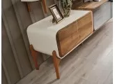 Nirvana tv ünitesi ahşap ceviz ve ekru renk