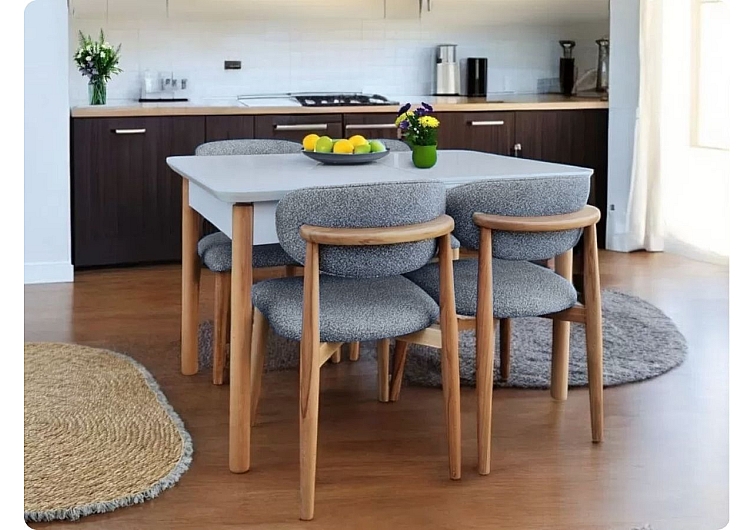 Boho açılır masa sandalye takımı