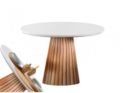 Firdevs masa ve sandalye takımı 100cm çap