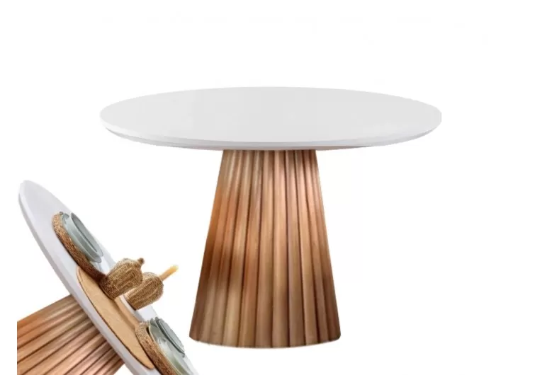 Firdevs masa ve sandalye takımı 100cm çap