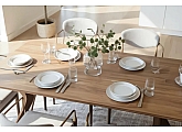 Flora salon yemek masa sandalye takımı-6 kollu sandalye ve masa