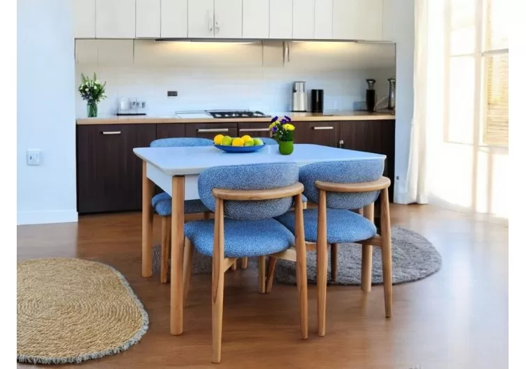 Boho açılır masa sandalye takımı