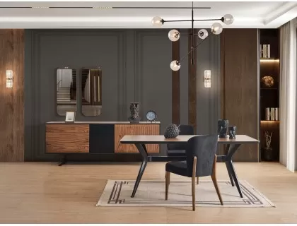 Marina Ceviz Yaşam Odası Takımı