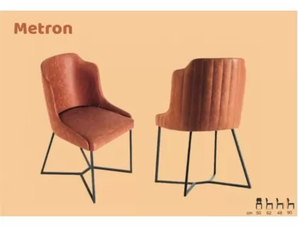 metron sandalye ahşap papel metal ayaklı siyah boyalı